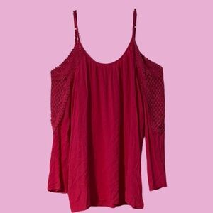 Altar'd State Open Shoulder Size Large Pink